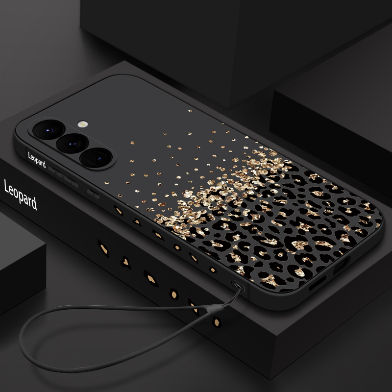 Samsung Galaxy A55 - Мягкий чехол-накладка из ТПУ с ремешком